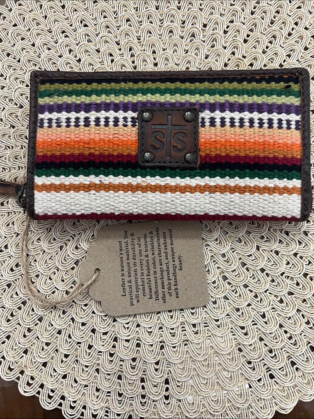 STS Ranchwear Striped Woven Wallet - Multicolor